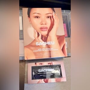 Sacheu Pink Silky Sleep Set & Dual-Sided Stainless Steel
Beauty Roller NEW